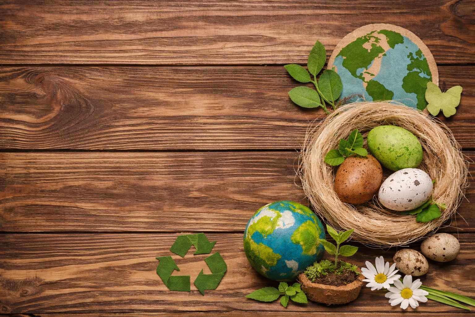 Eko Uskršnja dekoracija